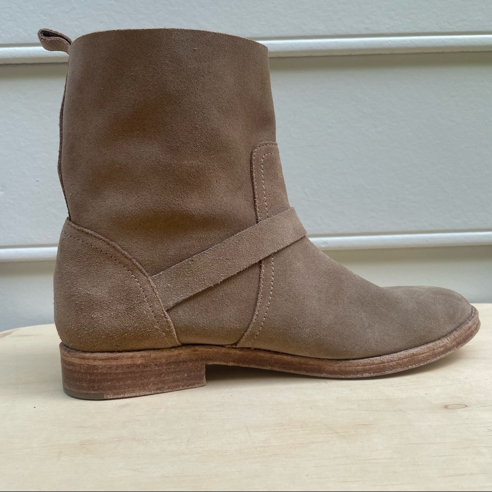 Joie Hoxton Cement Suede moto boots 38.5 - Picture 9 of 16